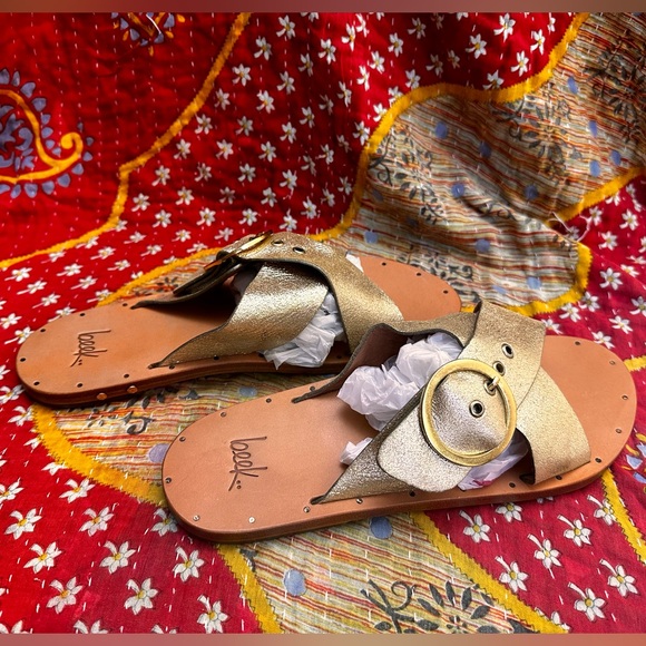 Beek Crow Leather & O-Ring Sandal - Size 10 - Picture 3 of 4